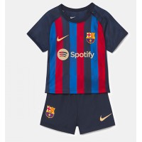 Barcelona Hjemmebanesæt Børn 2022-23 Kortærmet (+ Korte bukser)